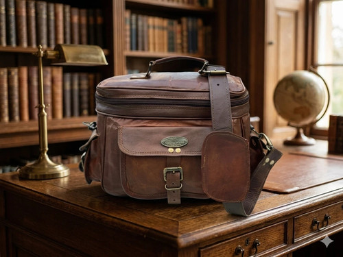 Borsa per fotocamera pelle - borsa,